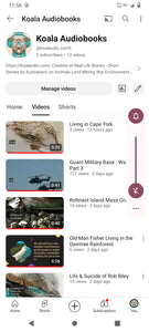 You Tube Channel - New Koala Audiobooks You Tube Channel Just Launched
