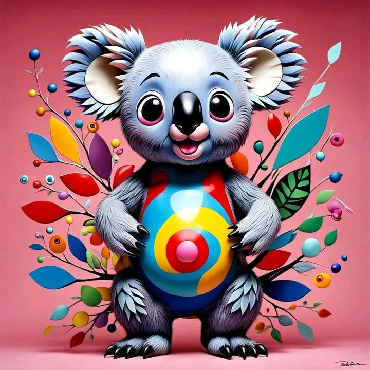 Colourful Koala Here For You 2024