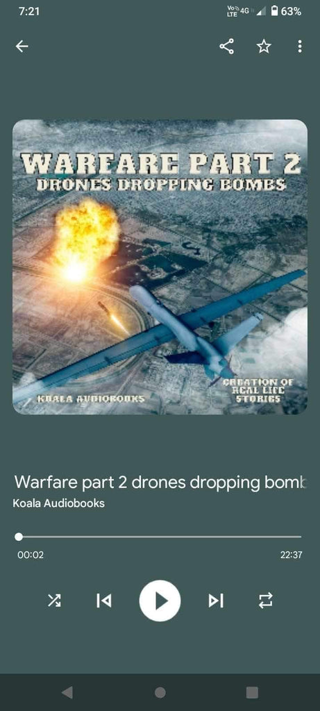 Warfare Part 2 Drones Dropping Bombs