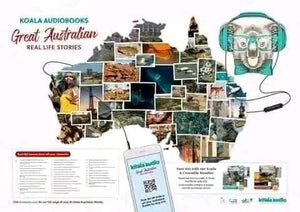 Koala Audiobooks Poster Tourists Now Scan Code